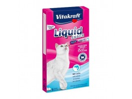 Imagen del producto Vitakraft Cat liquid snack salmón con omega3 90g