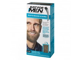 Imagen del producto Just for men bigote y barba colorante en gel castaño claro