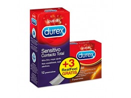 Imagen del producto Durex preservativo contacto total 12uds+realfeel 3