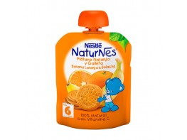 Imagen del producto Nestlé Natunes bolsita plátano naranja y galleta 90g