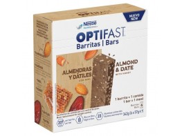 Imagen del producto Optifast barritas almendras y datiles 6u.