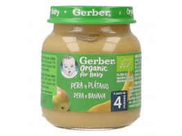 Imagen del producto Nestle geber organic pera platano tarro 125gr