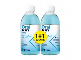 Oralkin Zero pack enjuague bucal antiplaca 500ml+500ml